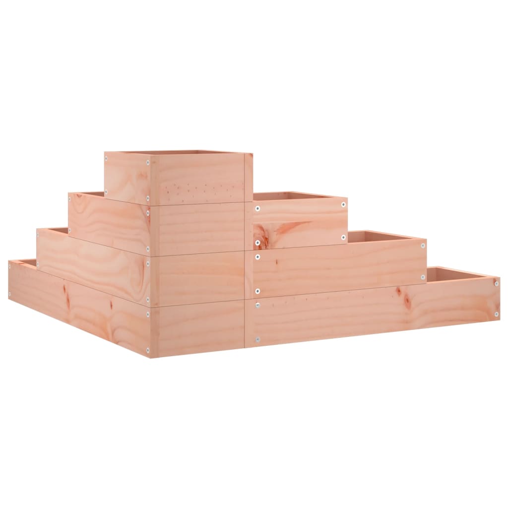 Fioriera Giardino 4 Ripiani 80,5x79x36cm Legno Massello Douglas
