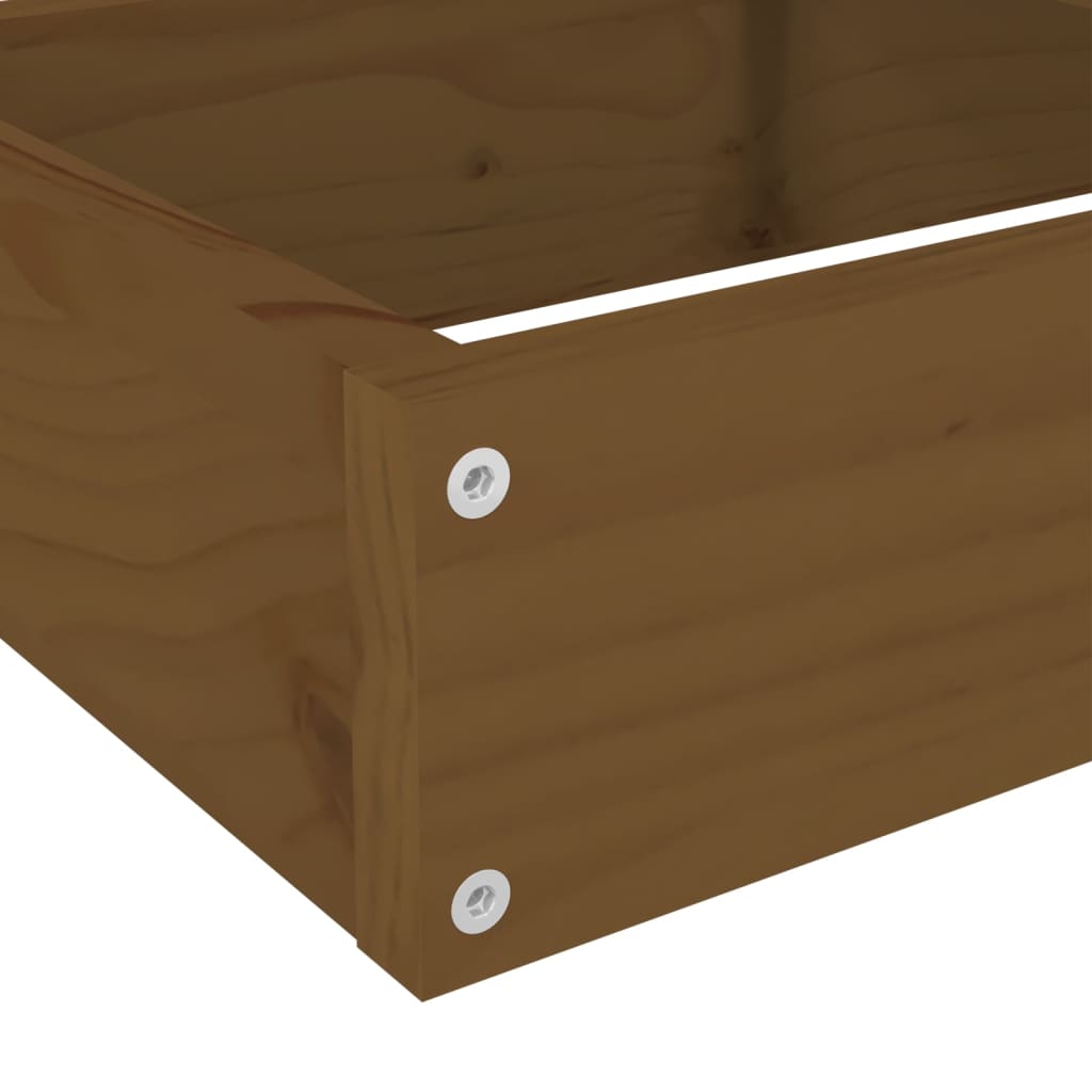 Fioriera Giardino 4 Ripiani Ambra 106x104,5x36cm Massello Pino