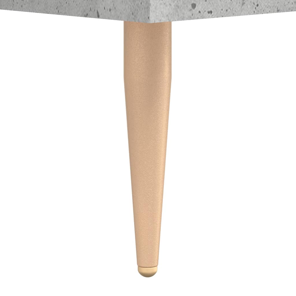 Panca Porta Scarpe Grigio Cemento 102x35x55cm Legno Multistrato