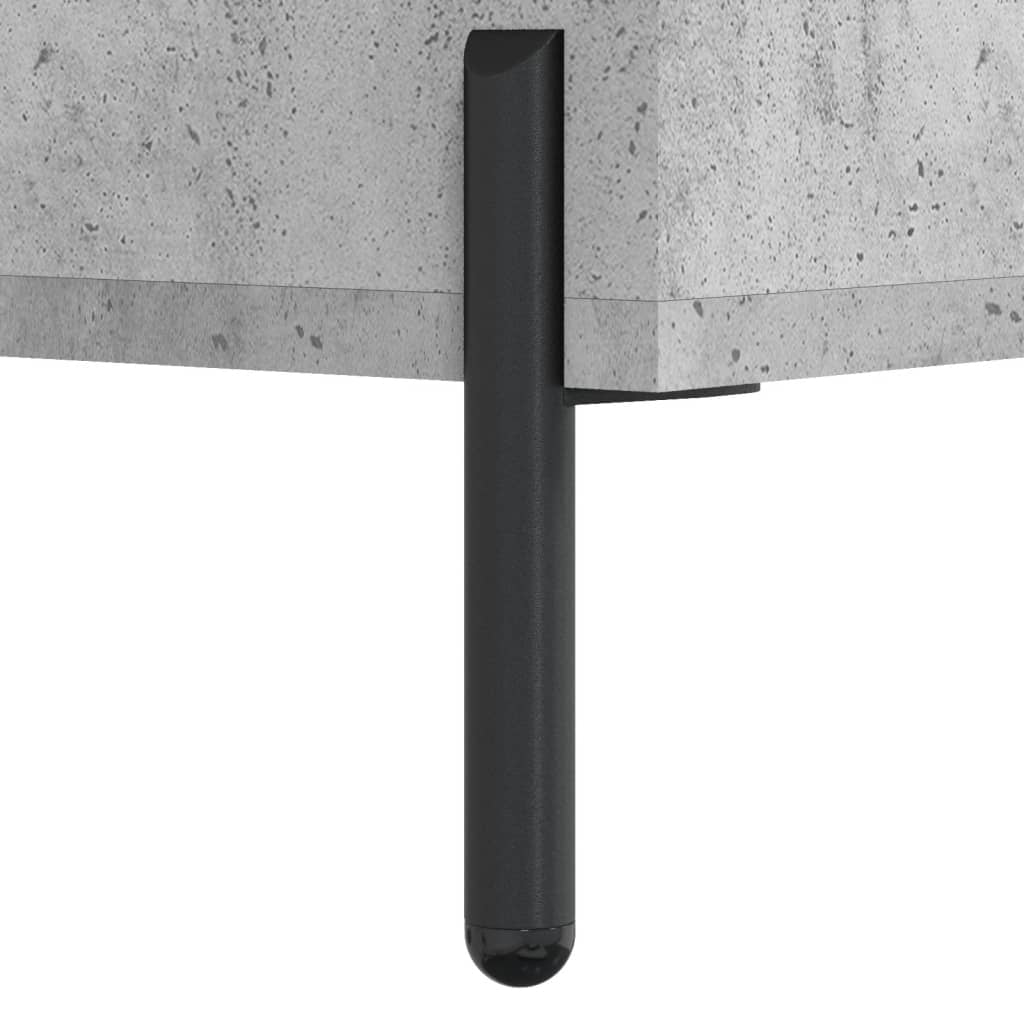 Panca Porta Scarpe Grigio Cemento 102x35x55cm Legno Multistrato