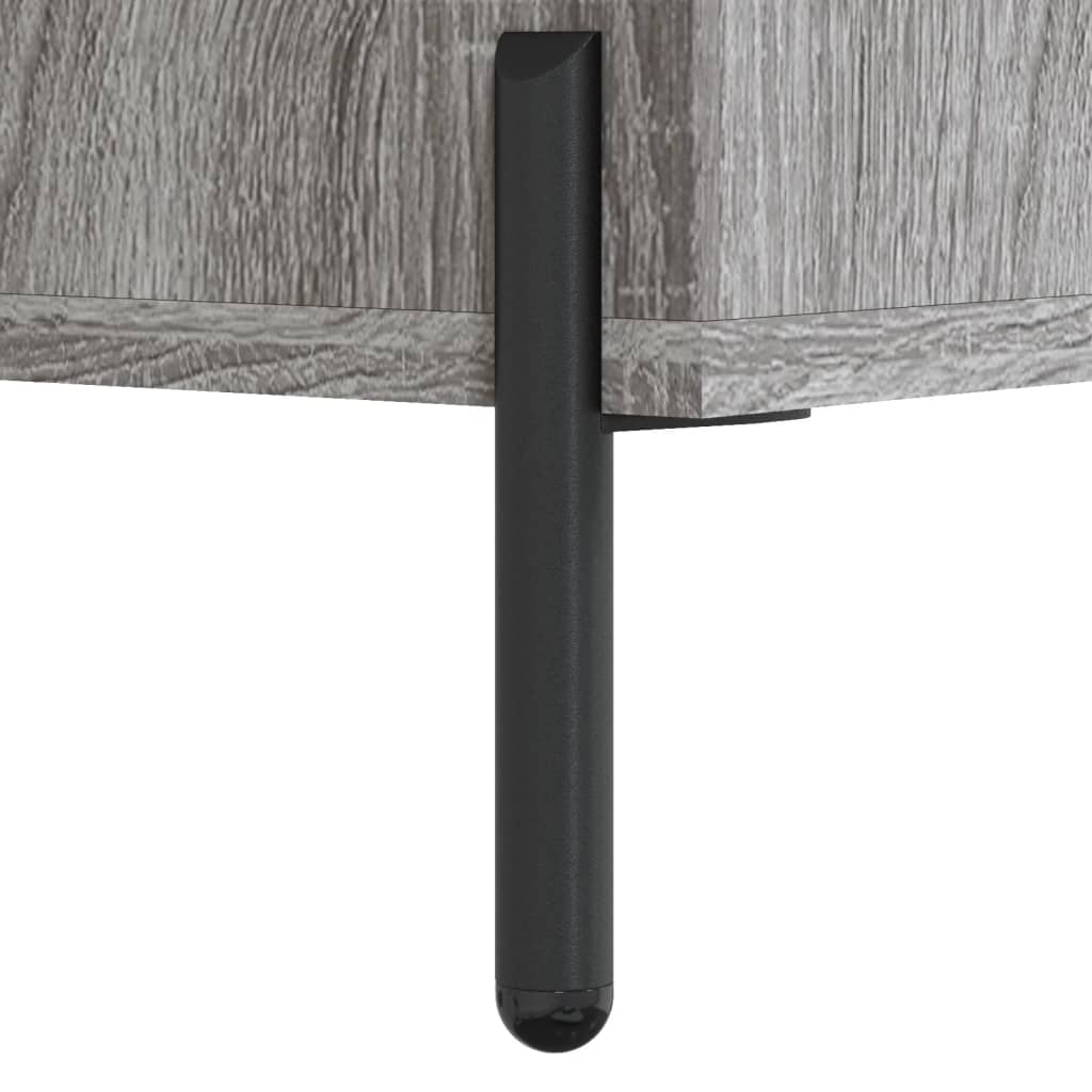 Panca Porta Scarpe Grigio Sonoma 102x35x55 cm Legno Multistrato