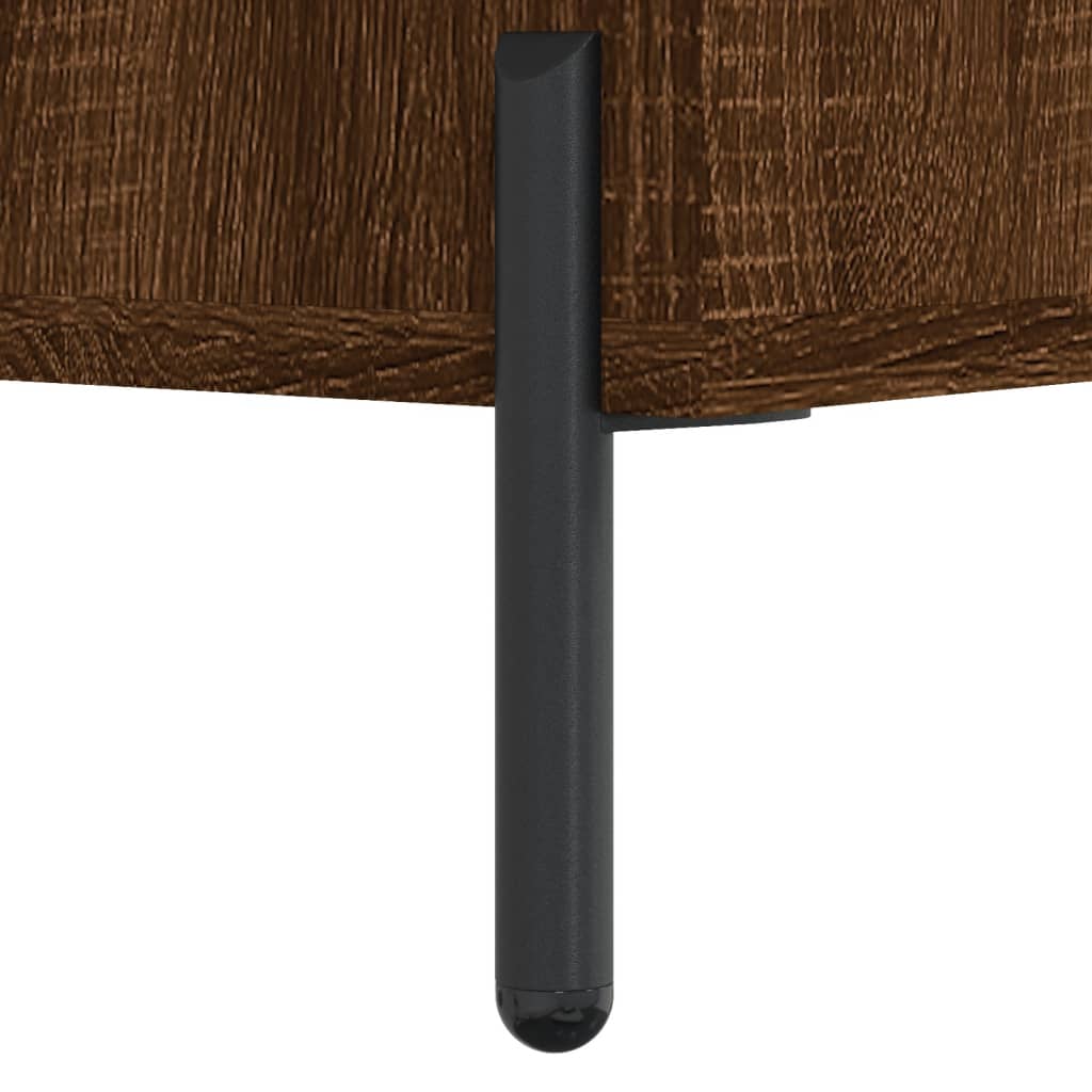 Panca Porta Scarpe Rovere Marrone 102x35x55cm Legno Multistrato