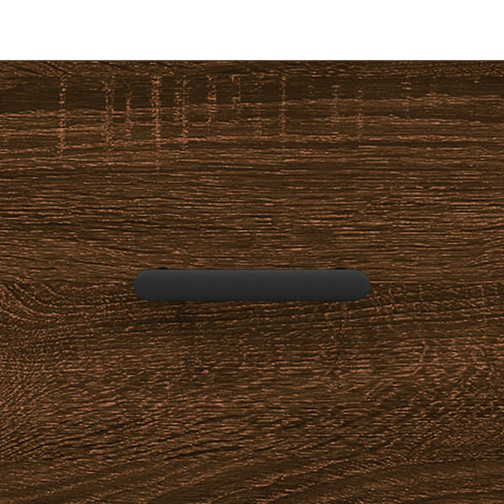 Panca Porta Scarpe Rovere Marrone 102x35x55cm Legno Multistrato