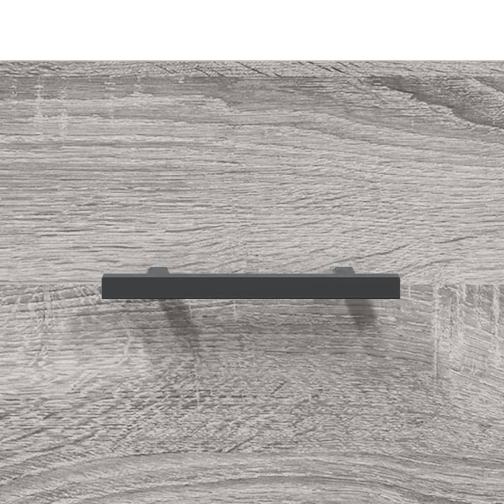 Panca Porta Scarpe Grigio Sonoma 102x35x55 cm Legno Multistrato
