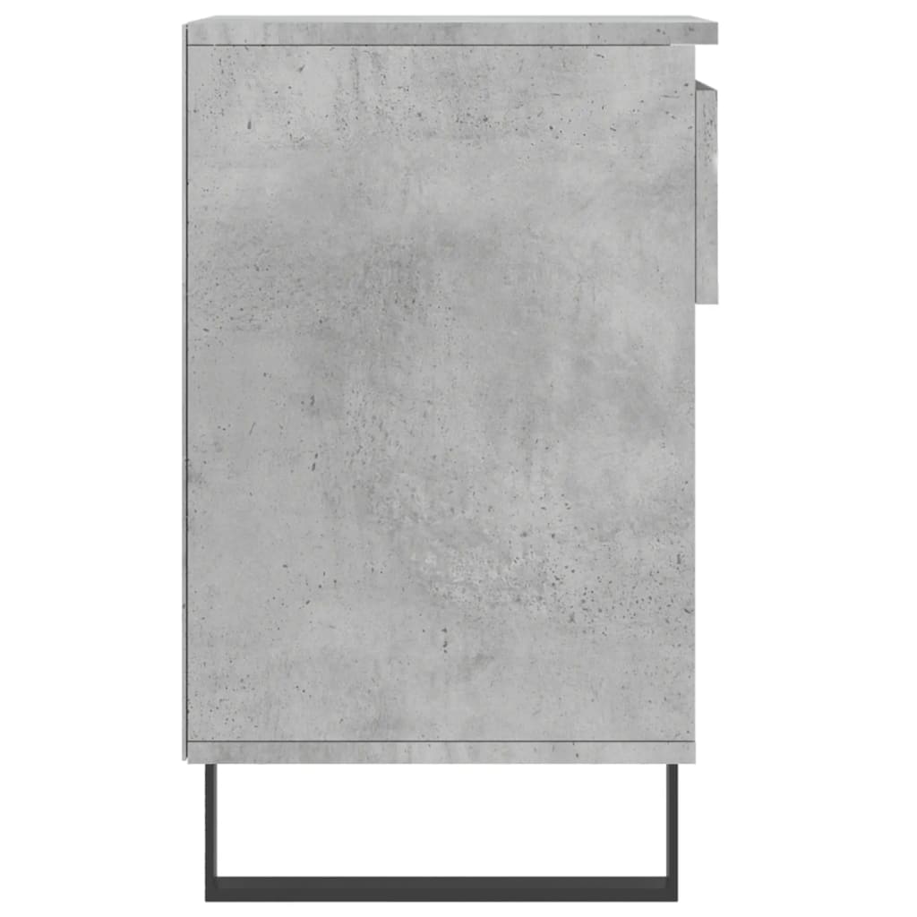 Scarpiera Grigio Cemento 102x36x60 cm in Legno Multistrato