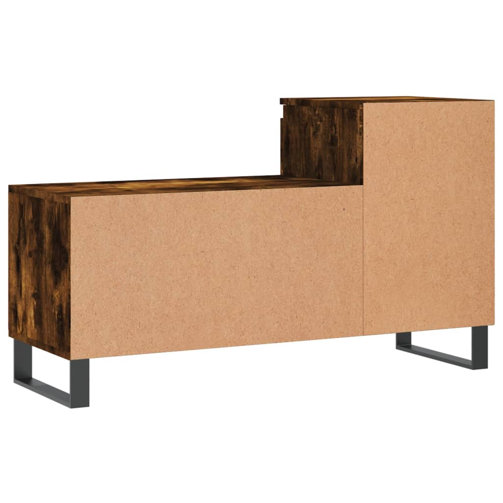 Scarpiera Rovere Fumo 102x36x60 cm in Legno Multistrato