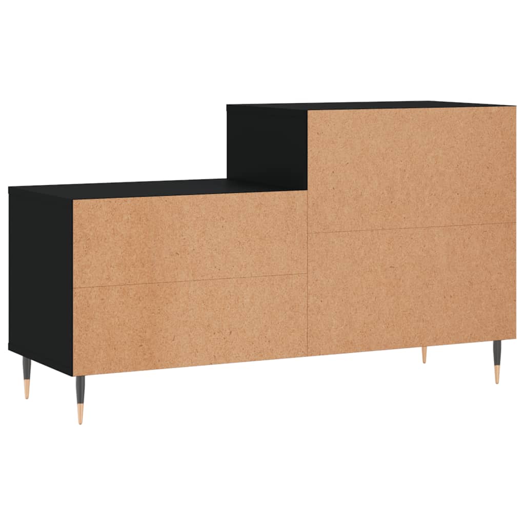 Scarpiera Nera 102x36x60 cm in Legno Multistrato