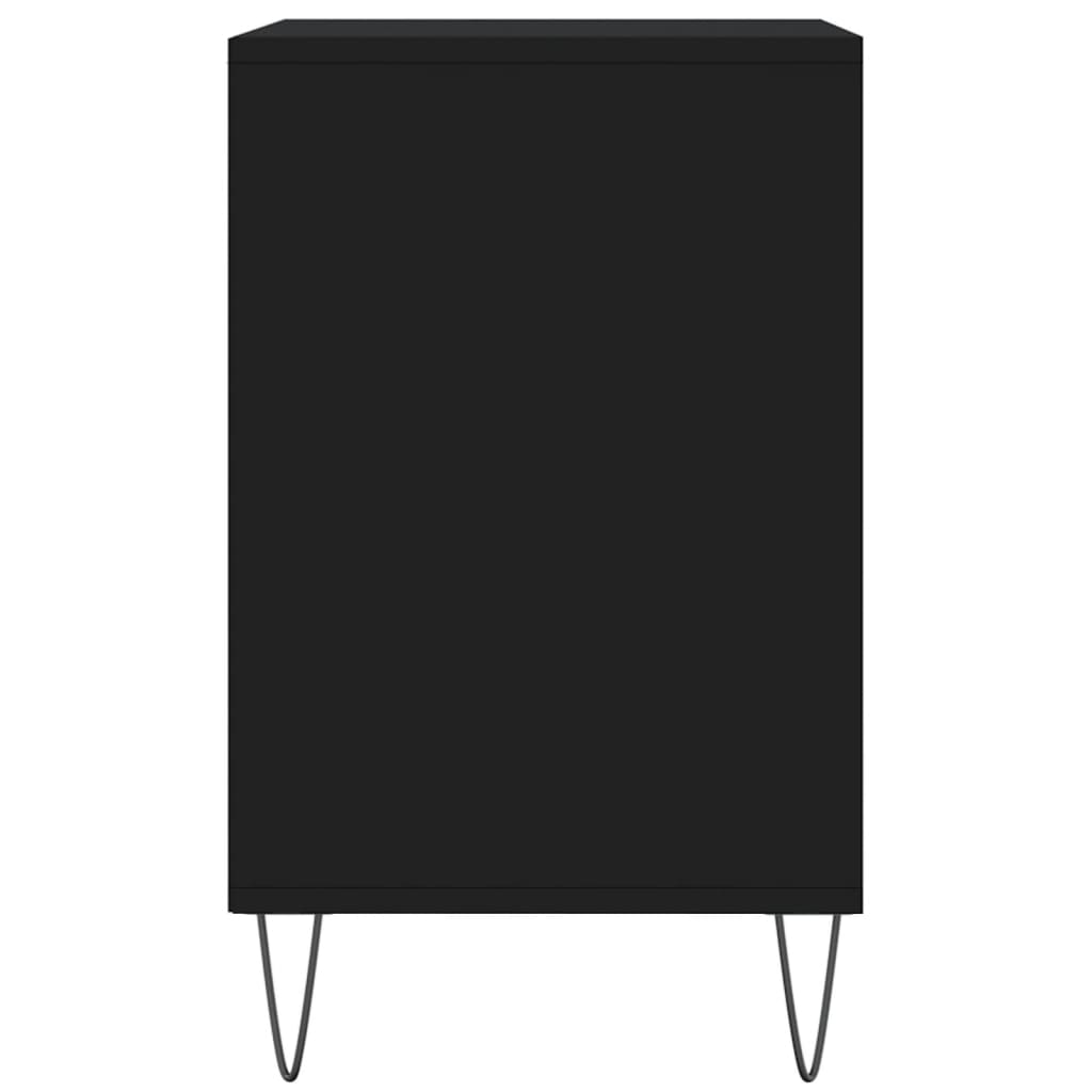 Scarpiera Nera 102x36x60 cm in Legno Multistrato
