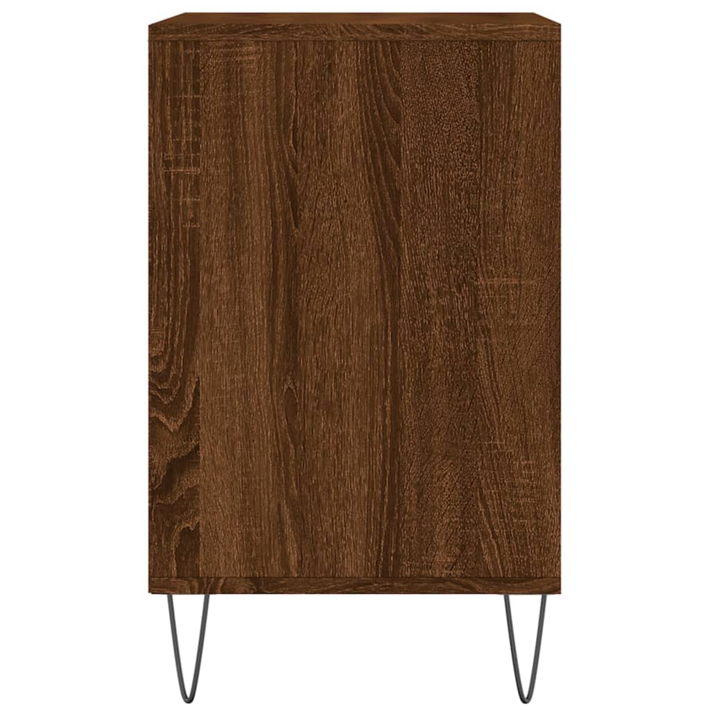 Scarpiera Rovere Marrone 102x36x60 cm in Legno Multistrato