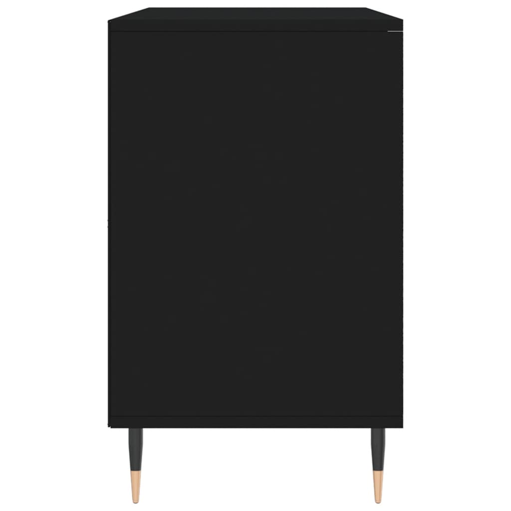 Scarpiera Nera 102x36x60 cm in Legno Multistrato