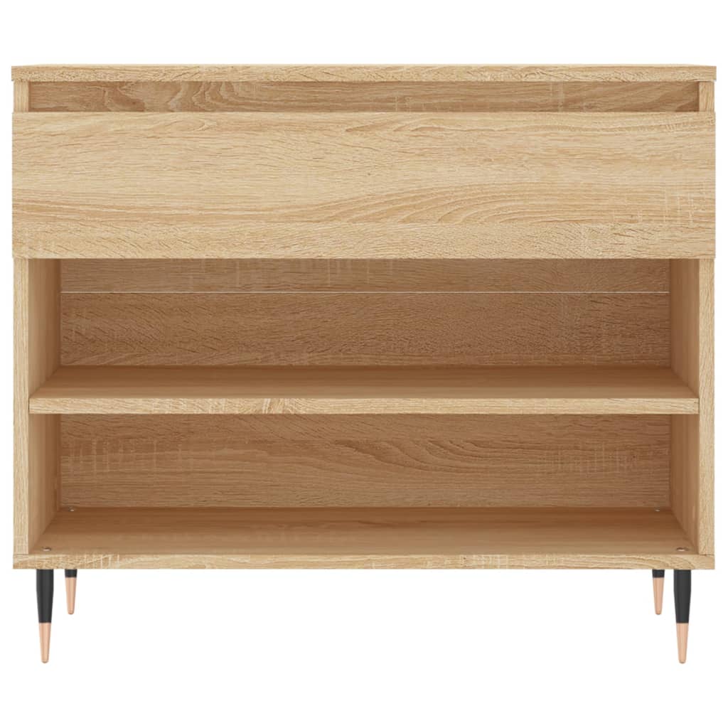 Scarpiera Rovere Sonoma 70x36x60 cm in Legno Multistrato