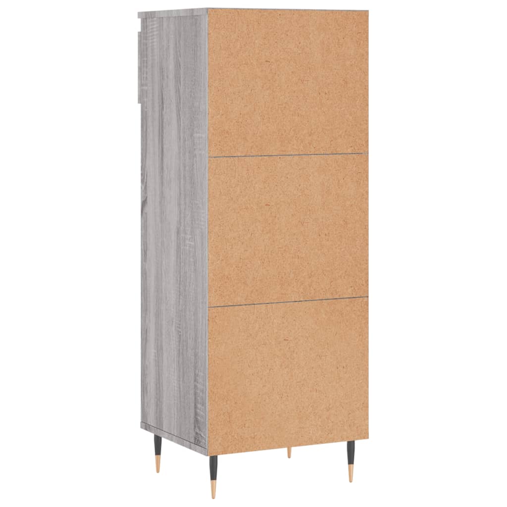 Scarpiera Grigio Sonoma 40x36x105 cm in Legno Multistrato