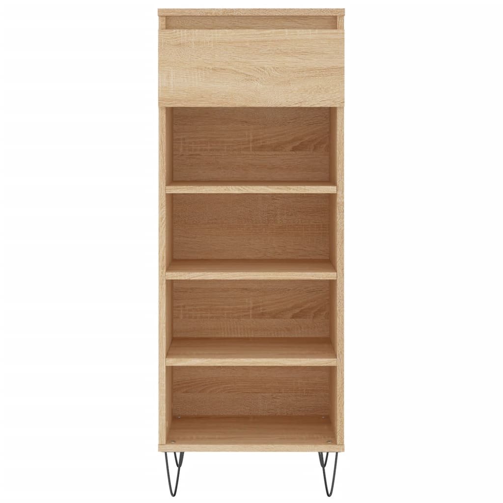 Scarpiera Rovere Sonoma 40x36x105 cm in Legno Multistrato