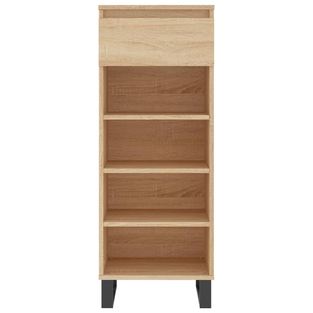 Scarpiera Rovere Sonoma 40x36x105 cm in Legno Multistrato