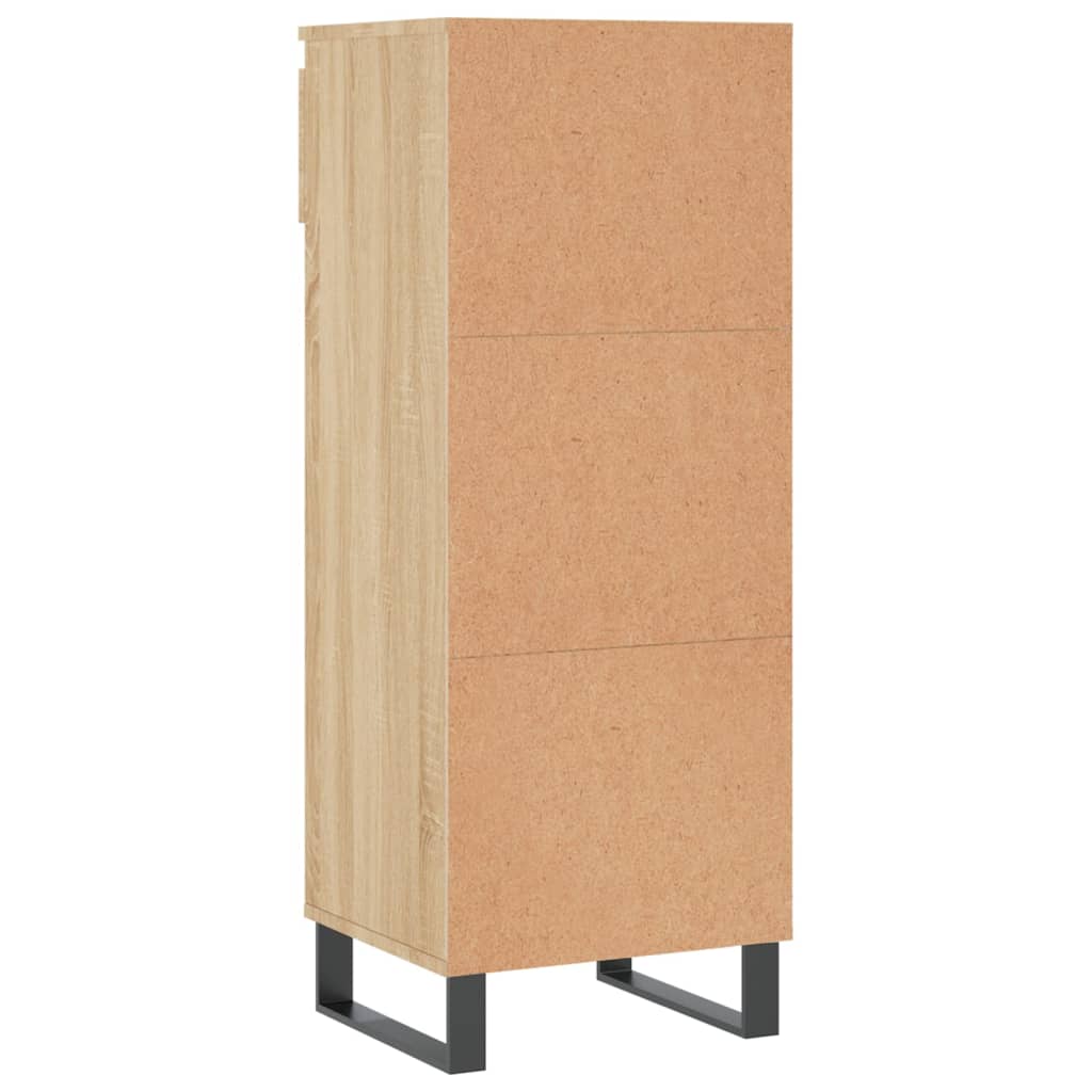Scarpiera Rovere Sonoma 40x36x105 cm in Legno Multistrato
