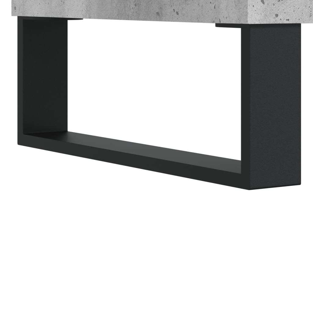 Scarpiera Grigio Cemento 40x36x105 cm in Legno Multistrato