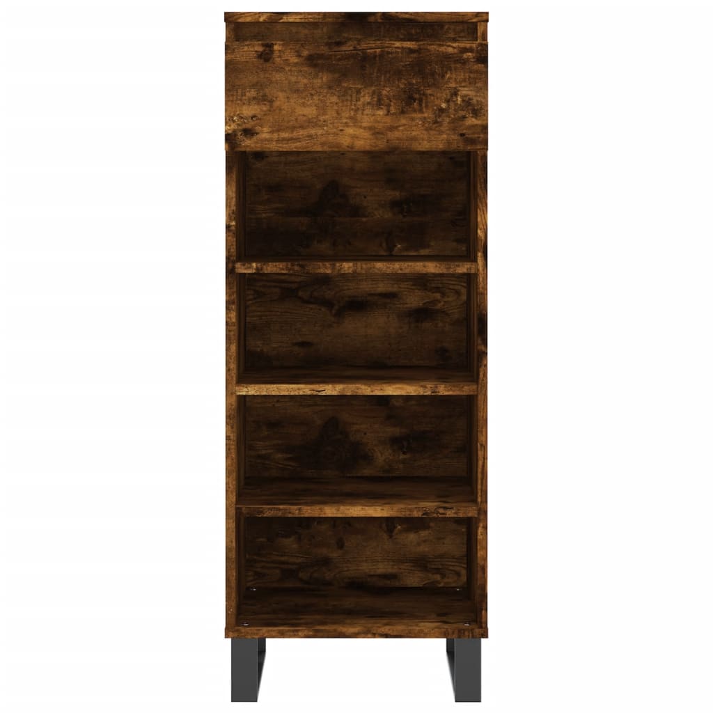 Scarpiera Rovere Fumo 40x36x105 cm in Legno Multistrato