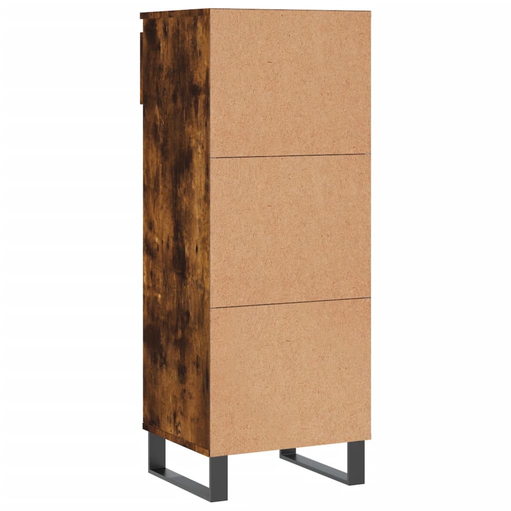 Scarpiera Rovere Fumo 40x36x105 cm in Legno Multistrato