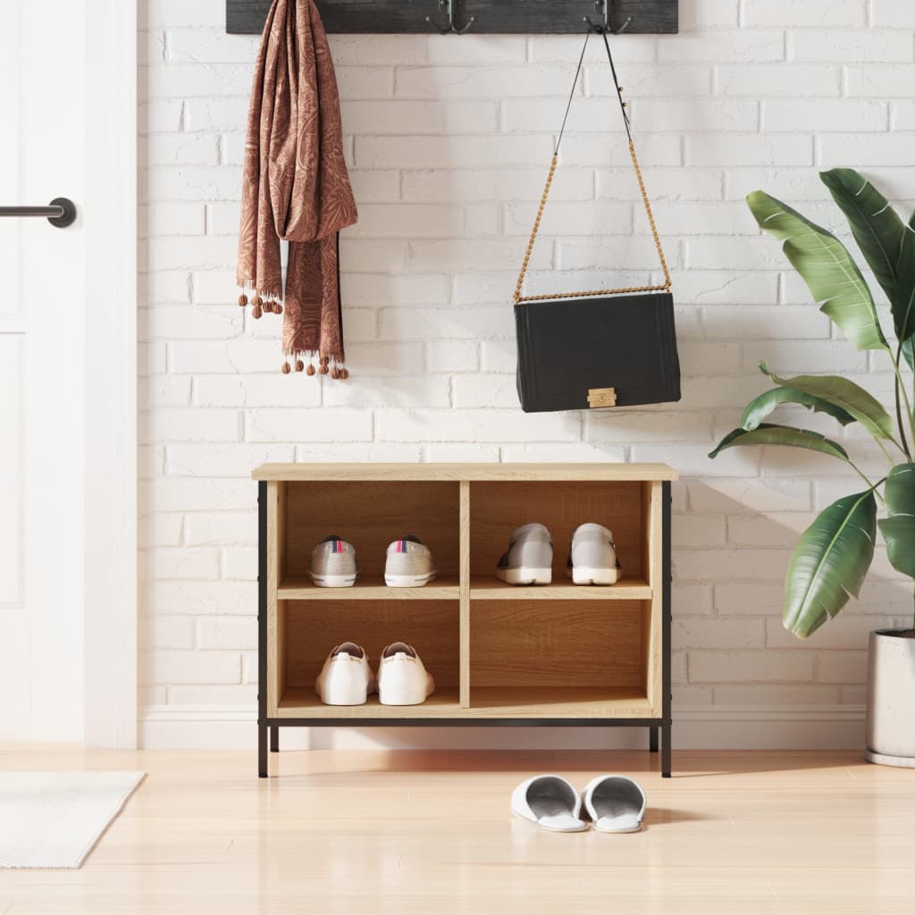 Mobile per scarpe Rovere Sonoma 4 scomparti