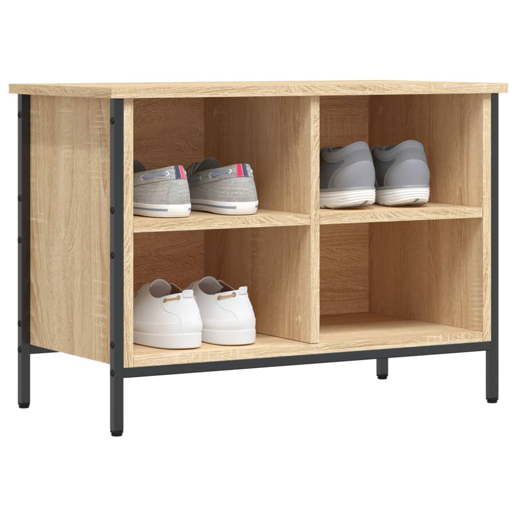 Mobile per scarpe Rovere Sonoma 4 scomparti