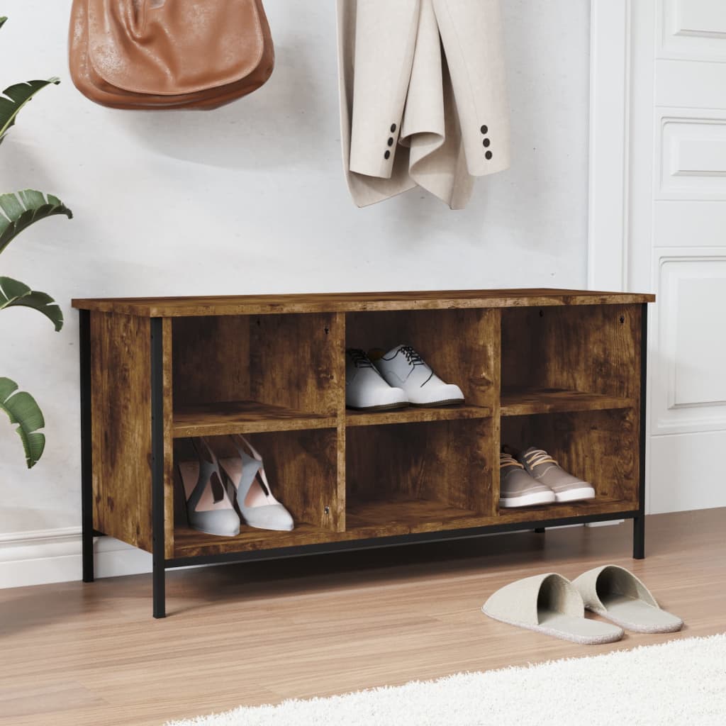 Mobile per scarpe Rovere Fumo Contiene 6 paia di scarpe
