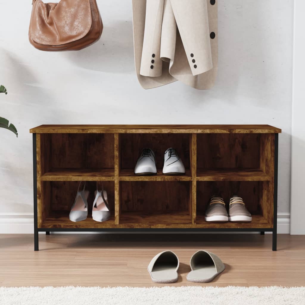 Mobile per scarpe Rovere Fumo Contiene 6 paia di scarpe
