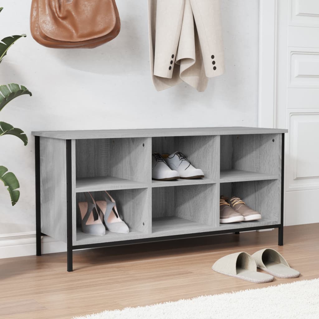 Mobile per scarpe Sonoma grigio