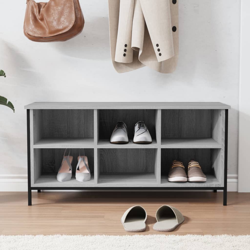 Mobile per scarpe Sonoma grigio