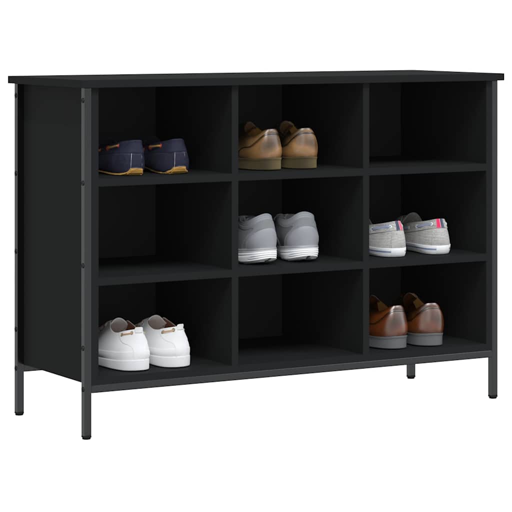 Mobile per scarpe Nero 9 scomparti per riporre le scarpe