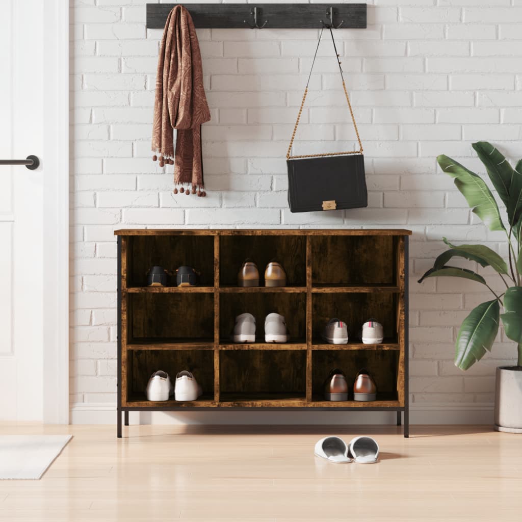 Mobile per scarpe Rovere Fumo 9 scomparti