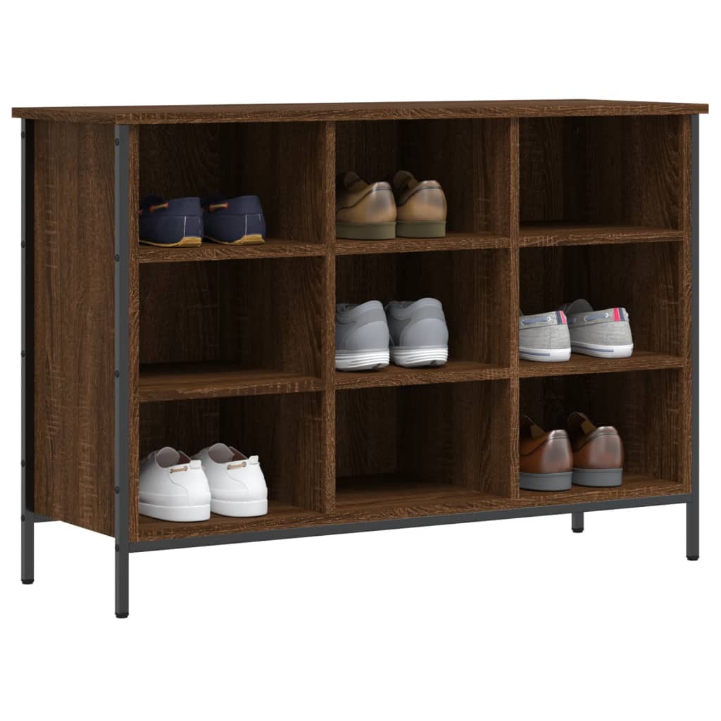Mobile per scarpe Rovere Marrone 9 scomparti