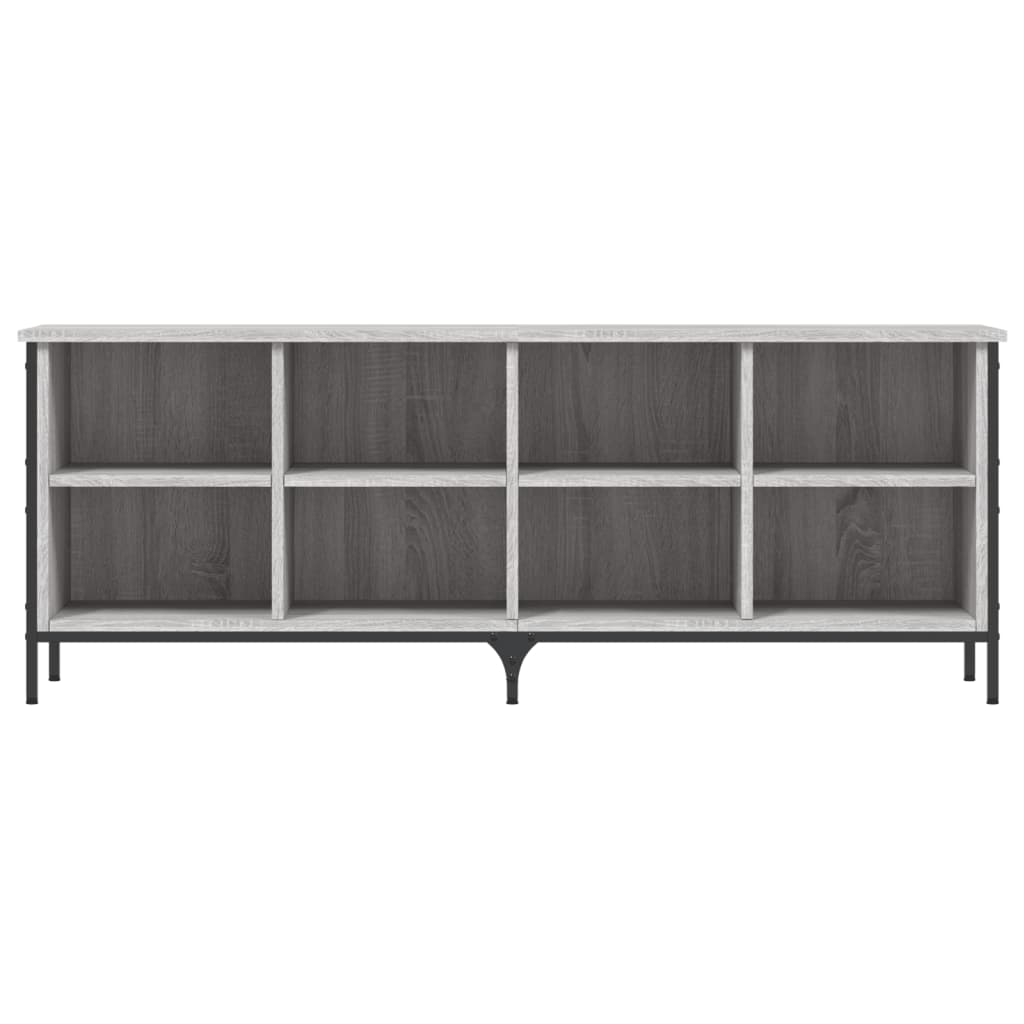 Scarpiera Grigio Sonoma 131x35x50 cm in Legno Multistrato