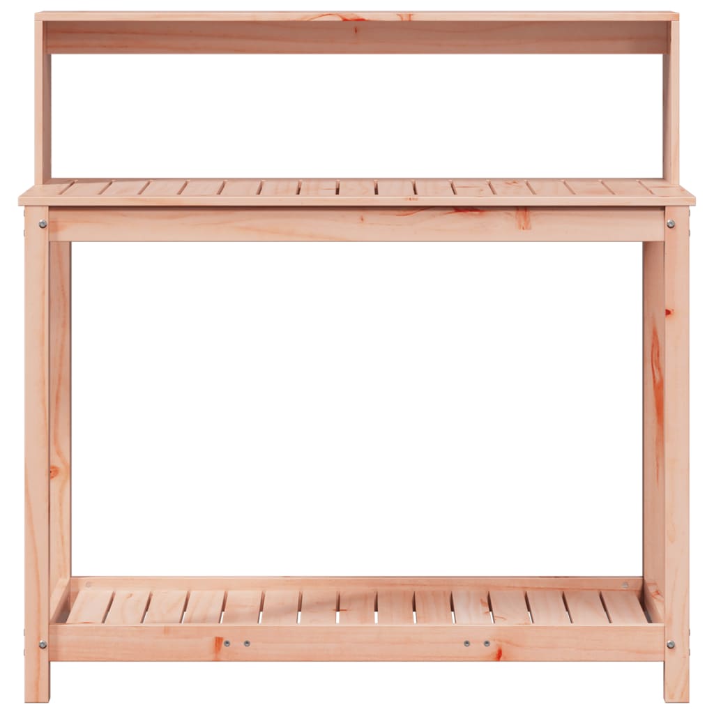 Tavolo Invaso con Ripiani 108x50x109,5cm Legno Massello Douglas