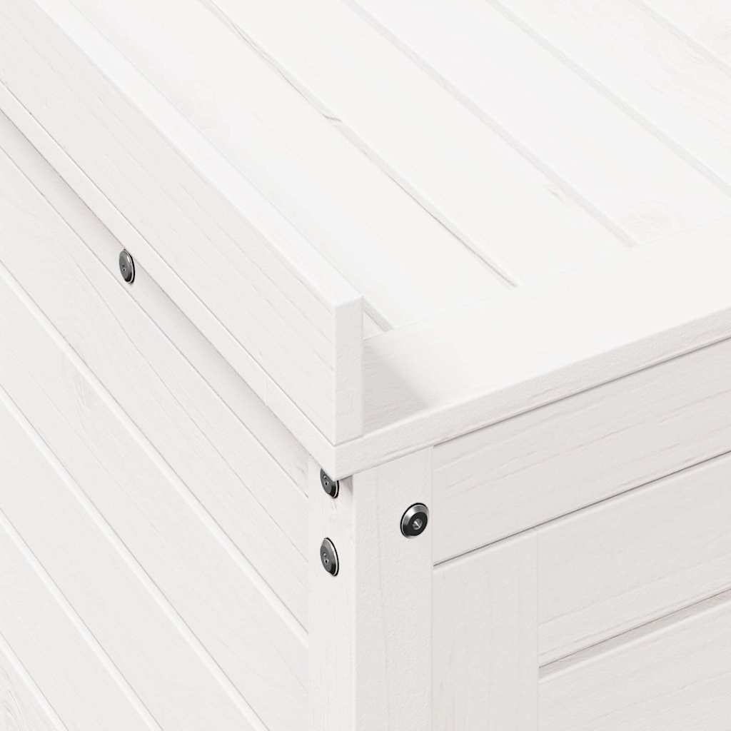 Tavolo Invaso con Ripiani Bianco 82,5x50x86,5 cm Massello Pino