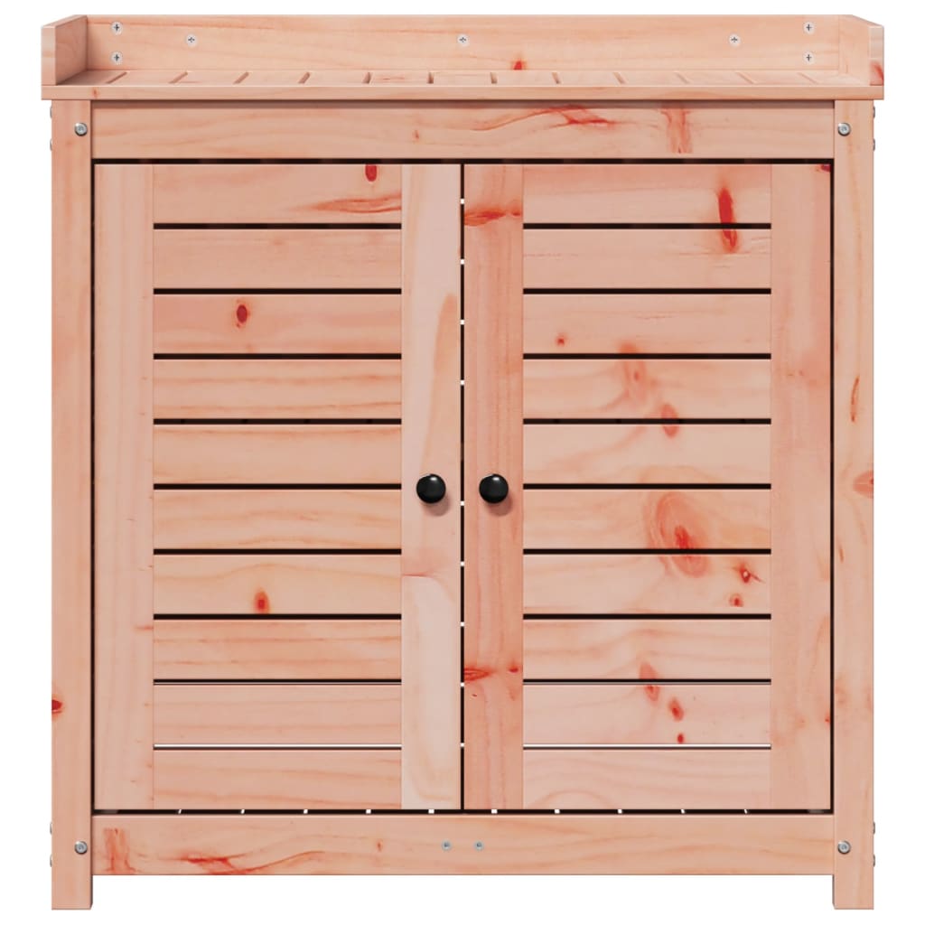 Tavolo Invaso con Ripiani 82,5x50x86,5cm Legno Massello Douglas
