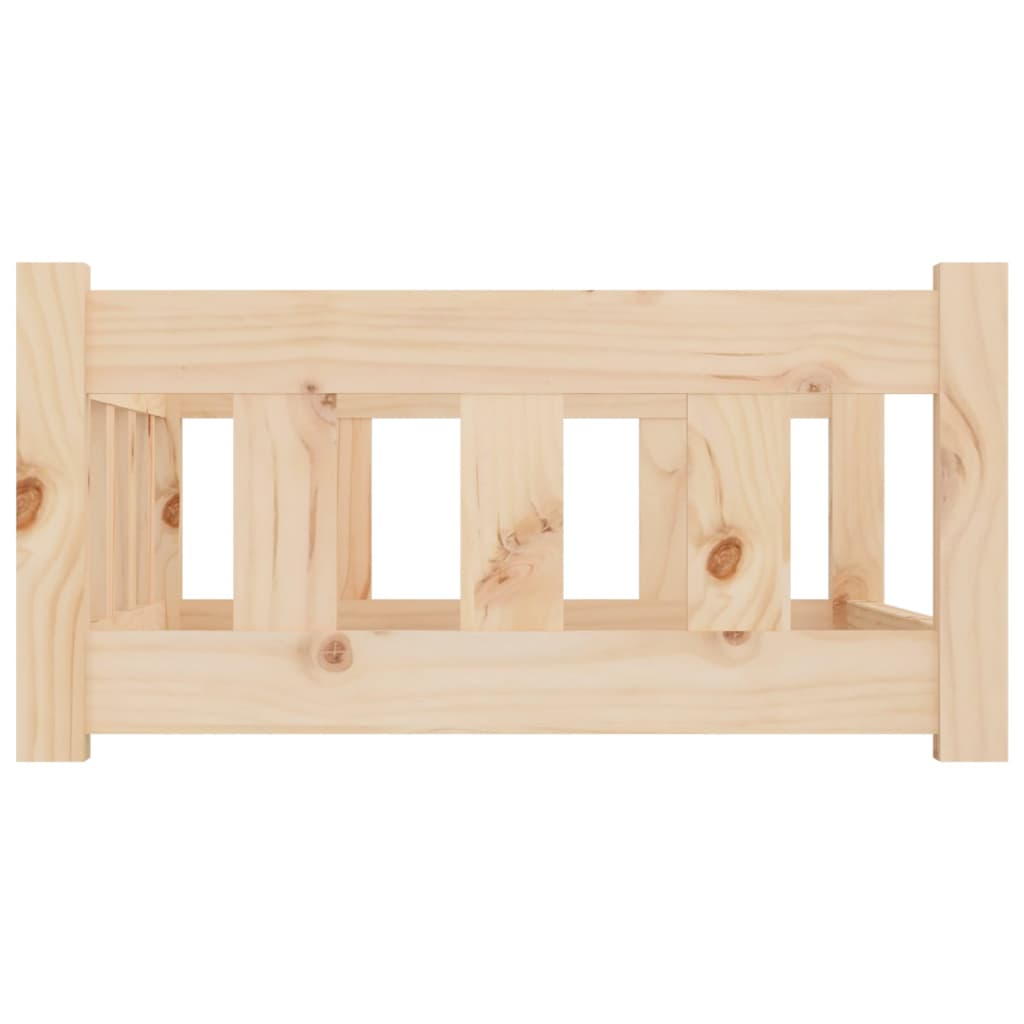 Letto per cani 75,5x55,5x28 cm in legno massello di pino