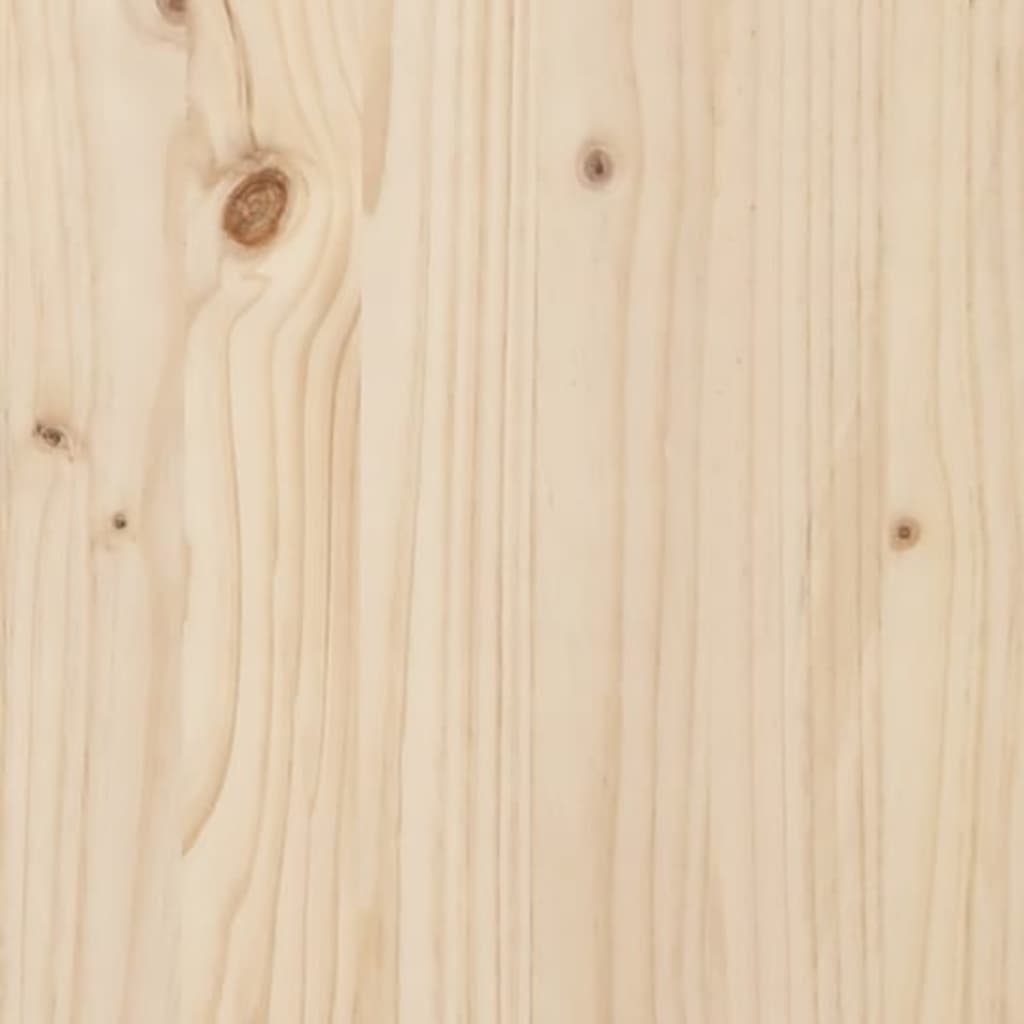 Letto per cani 75,5x55,5x28 cm in legno massello di pino