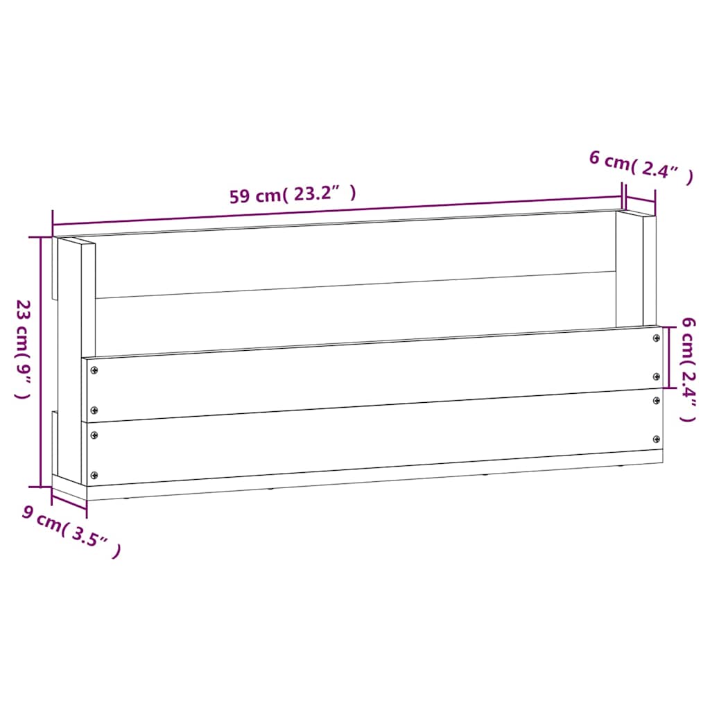 Scarpiere a Parete 2 pz Bianco 59x9x23cm Legno Massello di Pino
