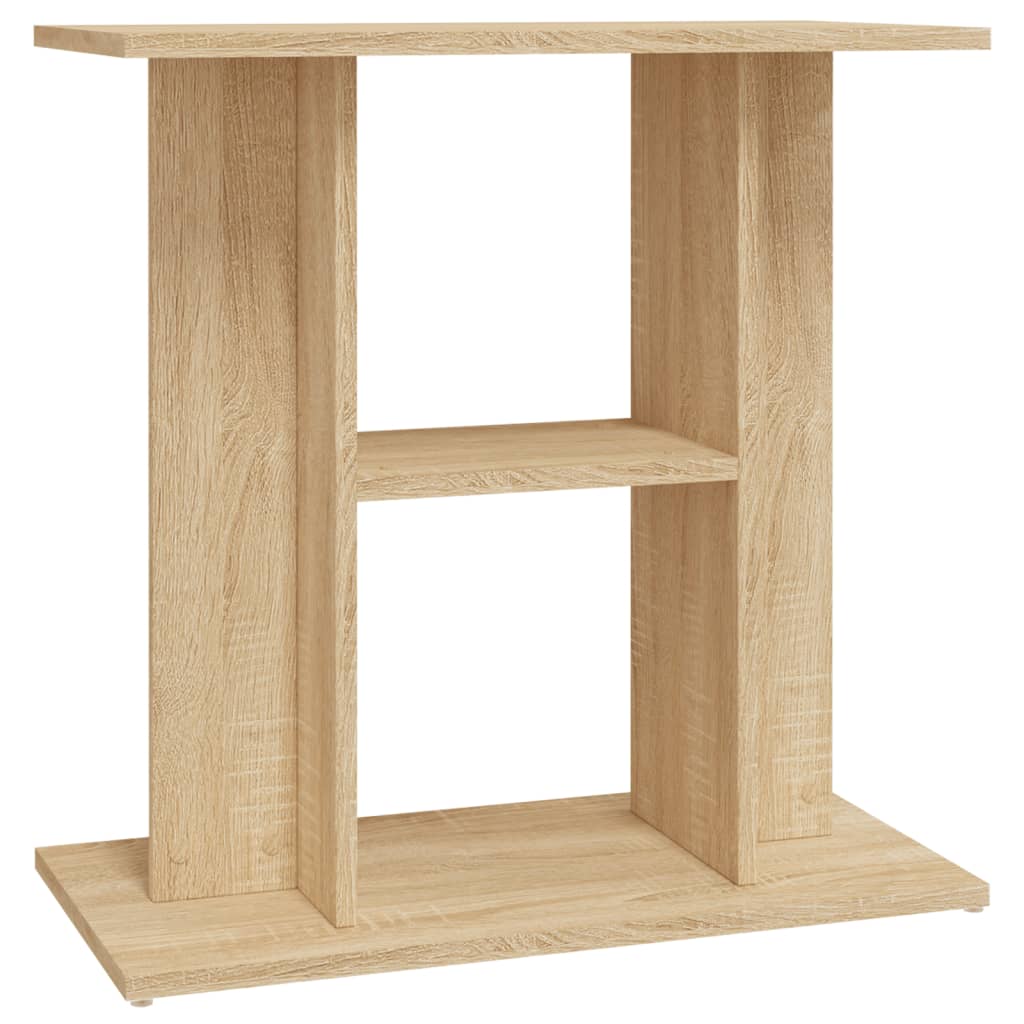 Supporto Acquario 60x30x60cm in Legno Multistrato Rovere Sonoma