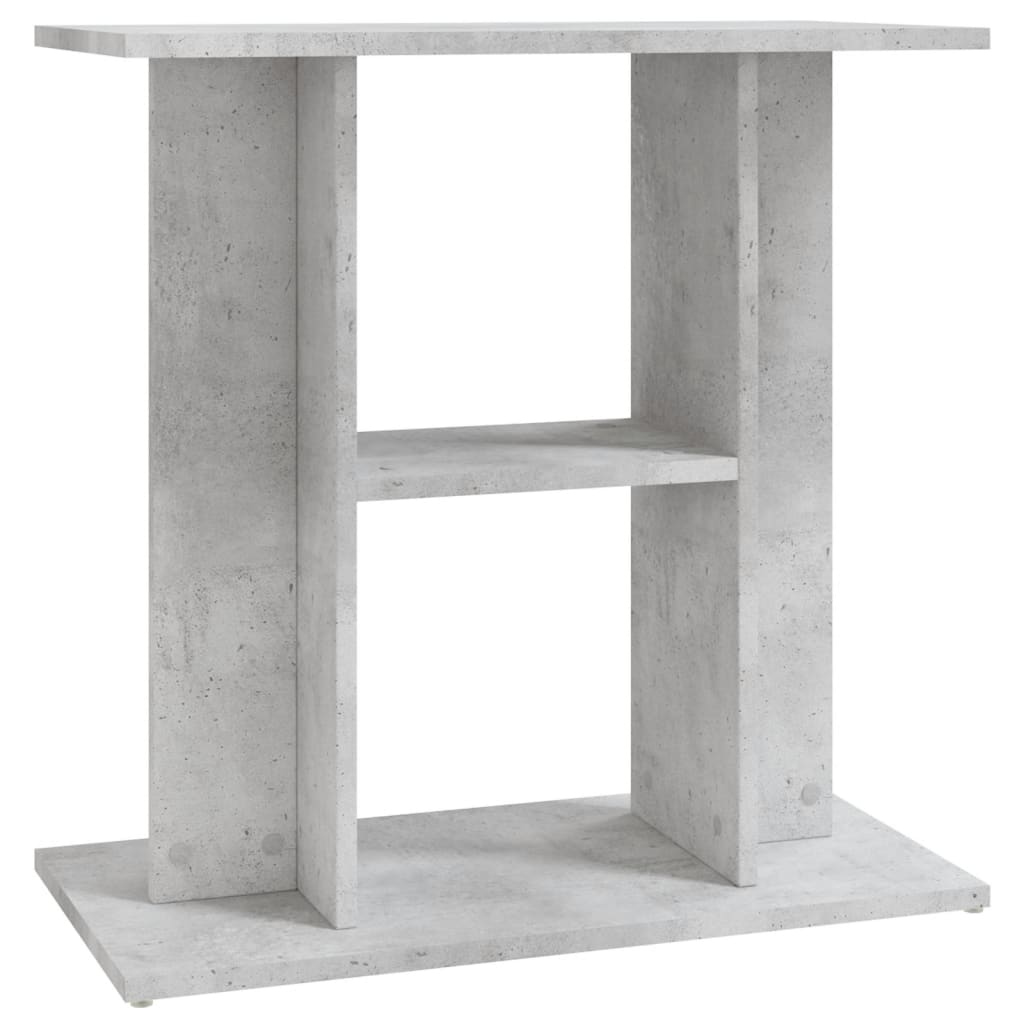 Supporto per acquario in cemento grigio 60x30x60 cm in legno ingegnerizzato