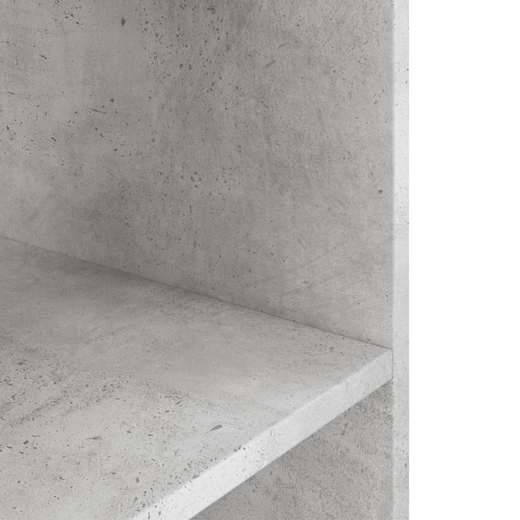 Supporto per acquario in cemento grigio 60x30x60 cm in legno ingegnerizzato