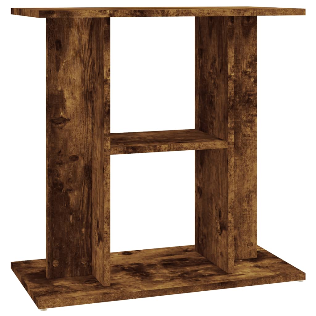 Supporto per acquario in rovere affumicato 60x30x60 cm in legno ingegnerizzato