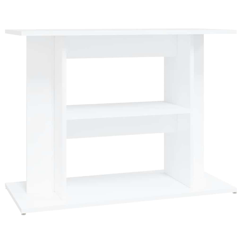 Supporto per Acquario 80x35x60 cm in Legno Multistrato Bianco