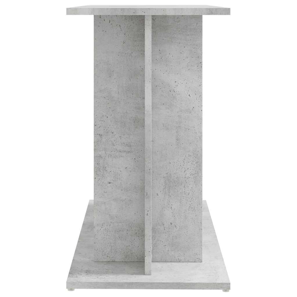 Supporto per acquario in cemento grigio 80x35x60 cm in legno ingegnerizzato