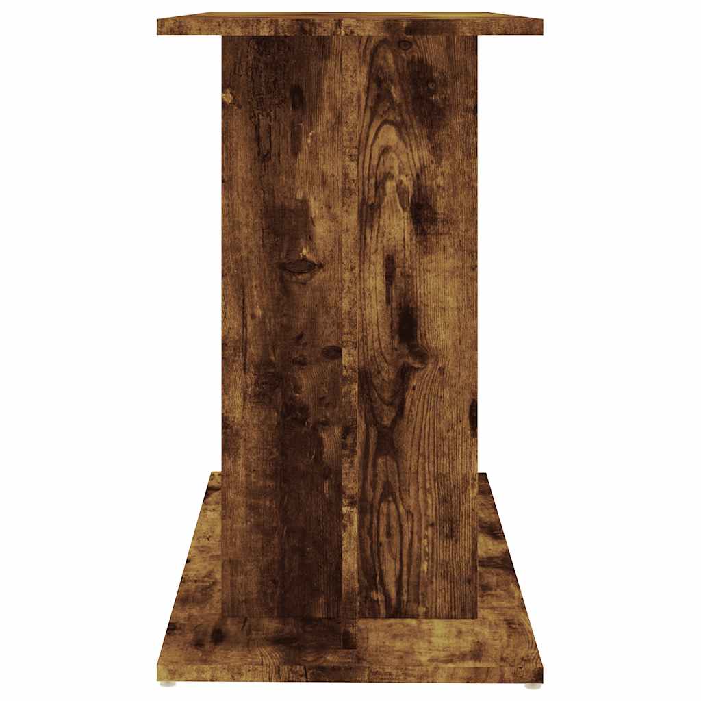 Supporto per acquario in rovere affumicato 80x35x60 cm in legno ingegnerizzato
