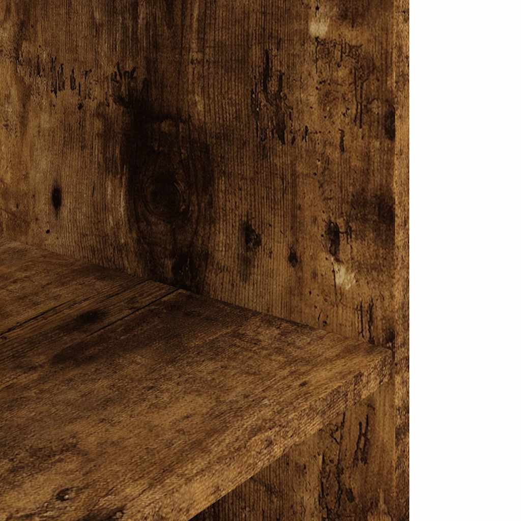 Supporto per acquario in rovere affumicato 80x35x60 cm in legno ingegnerizzato