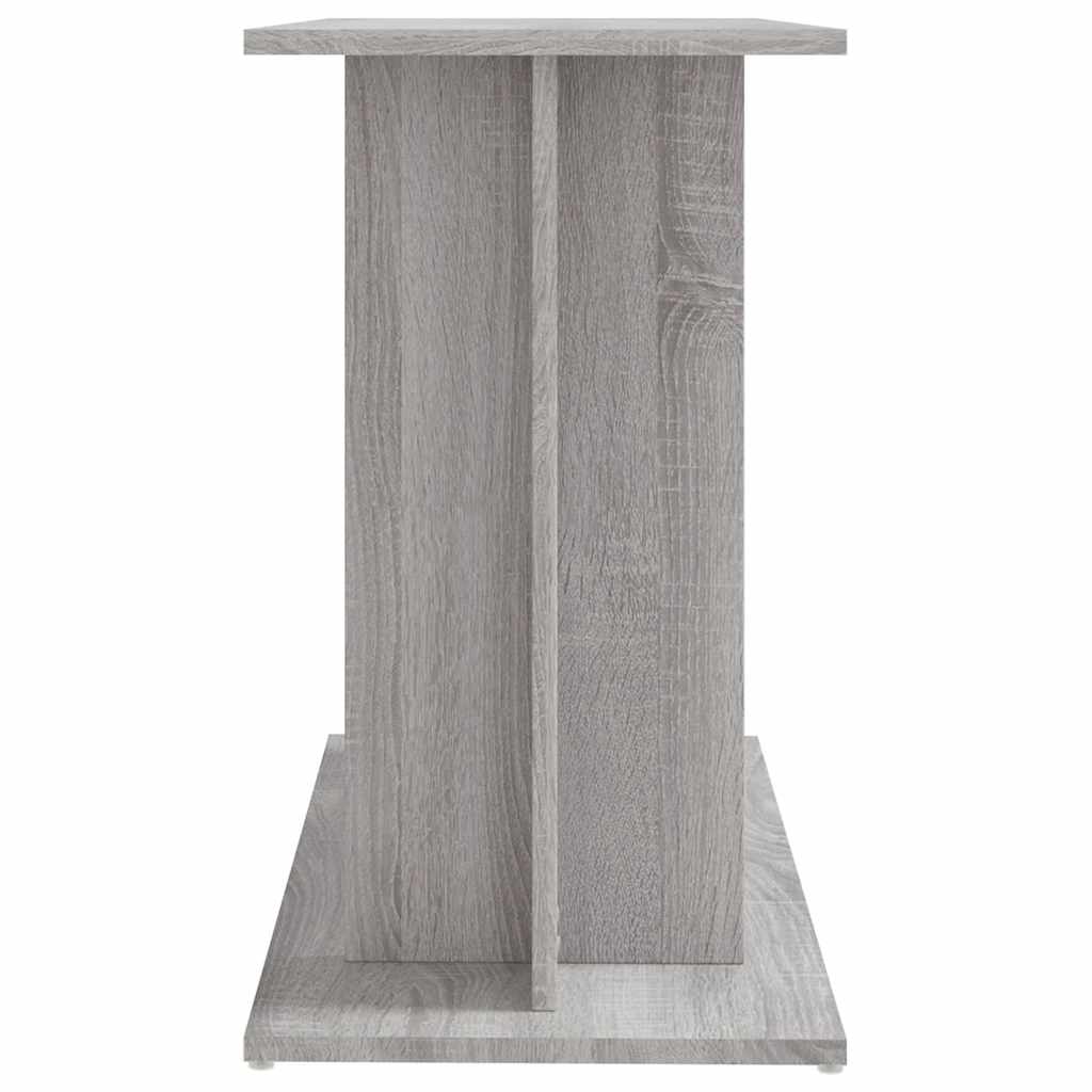 Supporto per acquario Grigio Sonoma 80x35x60 cm in legno ingegnerizzato