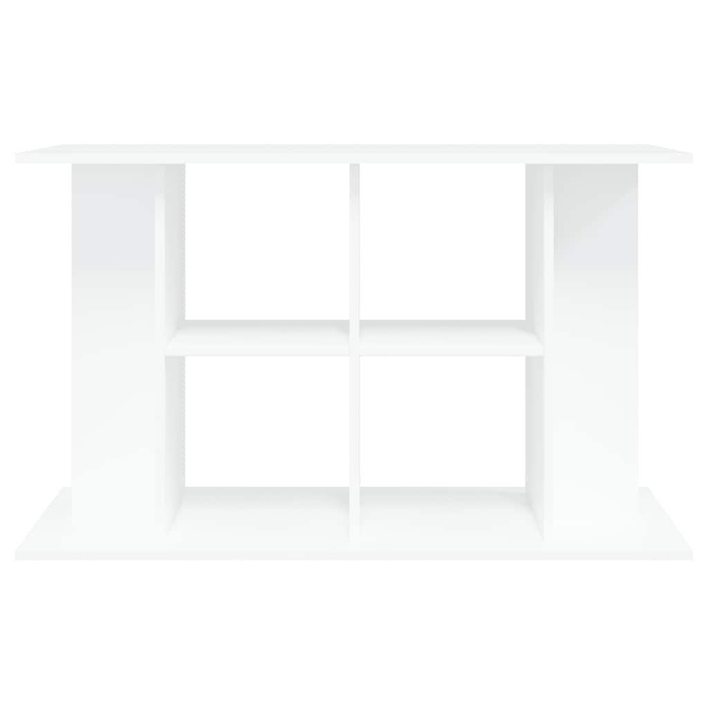 Supporto per Acquario 100x40x60 cm in Legno Multistrato Bianco