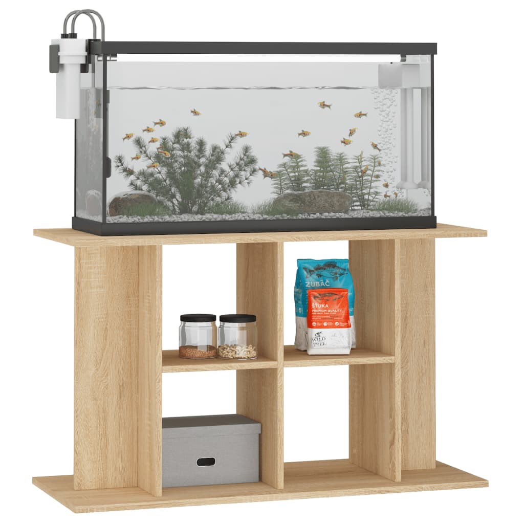Supporto per acquario in rovere Sonoma 100x40x60 cm in legno ingegnerizzato