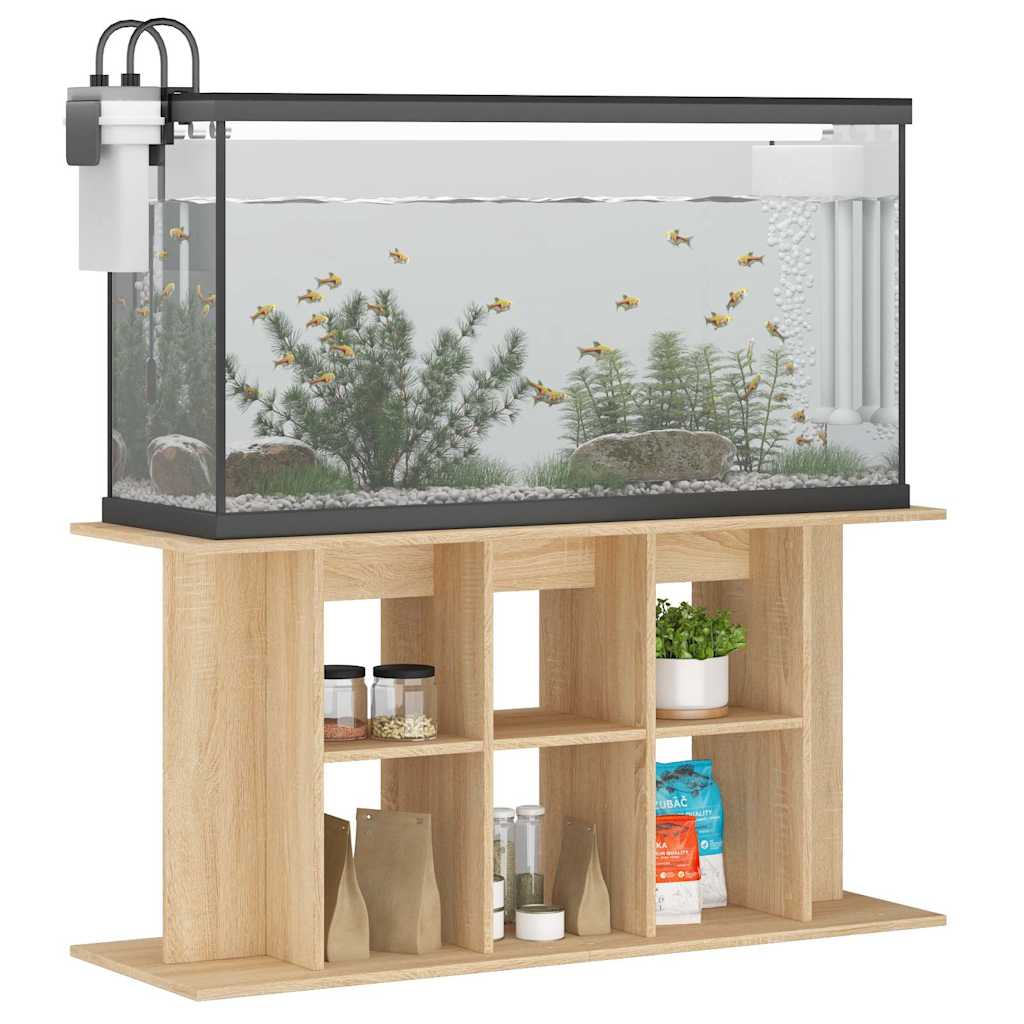 Supporto per acquario in rovere Sonoma 120x40x60 cm in legno ingegnerizzato